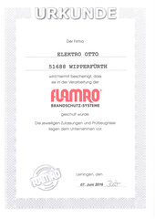 Elektro Otto, Flamro Brandschutz-Systeme